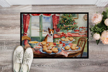 Load image into Gallery viewer, Basenji Christmas Cookies Doormat