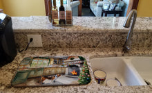Load image into Gallery viewer, Basset Hound Christmas Cookies Dish Drying Mat