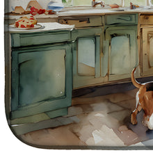 Load image into Gallery viewer, Basset Hound Christmas Cookies Dish Drying Mat