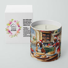 Load image into Gallery viewer, Basset Hound Christmas Cookies Decorative Soy Candle