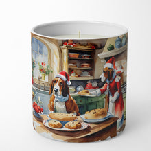 Load image into Gallery viewer, Basset Hound Christmas Cookies Decorative Soy Candle