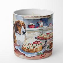 Load image into Gallery viewer, Basset Hound Christmas Cookies Decorative Soy Candle