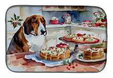 Load image into Gallery viewer, Basset Hound Christmas Cookies Dish Drying Mat