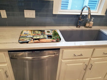 Load image into Gallery viewer, Basset Hound Christmas Cookies Dish Drying Mat