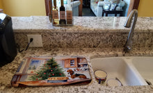 Load image into Gallery viewer, Basset Hound Christmas Cookies Dish Drying Mat