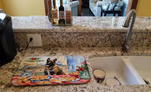 Load image into Gallery viewer, Belgian Malinois Christmas Cookies Dish Drying Mat