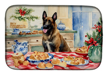 Load image into Gallery viewer, Belgian Malinois Christmas Cookies Dish Drying Mat
