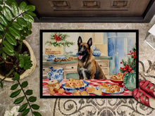 Load image into Gallery viewer, Belgian Malinois Christmas Cookies Doormat
