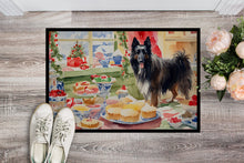 Load image into Gallery viewer, Belgian Sheepdog Christmas Cookies Doormat-24x36 Indoor / Outdoor Rug | Made in USA