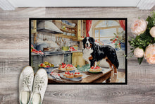 Load image into Gallery viewer, Bernese Mountain Dog Christmas Cookies Doormat-24x36 Indoor / Outdoor Rug | Made in USA