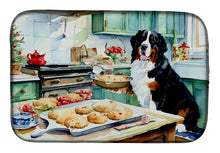 Load image into Gallery viewer, Bernese Mountain Dog Christmas Cookies Dish Drying Mat