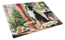 Load image into Gallery viewer, Bernese Mountain Dog Christmas Cookies Glass Cutting Boards – Durable, Decorative Kitchen Art