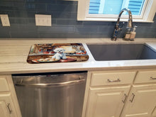 Load image into Gallery viewer, Bichon Frise Christmas Cookies Dish Drying Mat