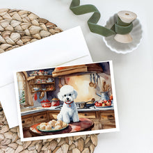 Load image into Gallery viewer, Bichon Frise Christmas Cookies Greeting Cards - Blank Note Cards – 8-Pack of Artist-Designed Cards with Envelopes