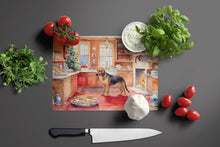 Load image into Gallery viewer, Bloodhound Christmas Cookies Glass Cutting Boards – Durable, Decorative Kitchen Art