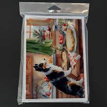 Load image into Gallery viewer, Border Collie Christmas Cookies Greeting Cards - Blank Note Cards – 8-Pack of Artist-Designed Cards with Envelopes