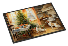 Load image into Gallery viewer, Borzoi Christmas Cookies Doormat