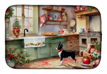 Load image into Gallery viewer, Boston Terrier Christmas Cookies Dish Drying Mat