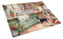Load image into Gallery viewer, Boston Terrier Christmas Cookies Glass Cutting Boards – Durable, Decorative Kitchen Art