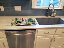 Load image into Gallery viewer, Boston Terrier Christmas Cookies Dish Drying Mat