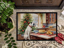 Load image into Gallery viewer, White Boxer Christmas Cookies Doormat