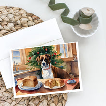 Load image into Gallery viewer, Boxer Christmas Cookies Greeting Cards - Blank Note Cards – 8-Pack of Artist-Designed Cards with Envelopes