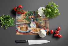 Load image into Gallery viewer, Boxer Christmas Cookies Glass Cutting Boards – Durable, Decorative Kitchen Art