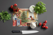 Load image into Gallery viewer, Boxer Christmas Cookies Glass Cutting Boards – Durable, Decorative Kitchen Art