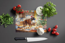 Load image into Gallery viewer, Boxer Christmas Cookies Glass Cutting Boards – Durable, Decorative Kitchen Art