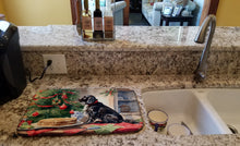 Load image into Gallery viewer, Boykin Spaniel Christmas Cookies Dish Drying Mat