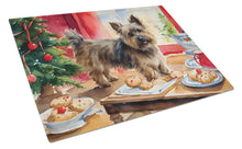 Load image into Gallery viewer, Cairn Terrier Christmas Cookies Glass Cutting Boards – Durable, Decorative Kitchen Art