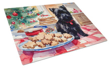 Load image into Gallery viewer, Cairn Terrier Christmas Cookies Glass Cutting Boards – Durable, Decorative Kitchen Art