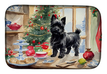 Load image into Gallery viewer, Cairn Terrier Christmas Cookies Dish Drying Mat