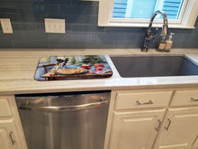 Load image into Gallery viewer, Catahoula Christmas Cookies Dish Drying Mat