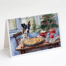 Load image into Gallery viewer, Catahoula Christmas Cookies Greeting Cards - Blank Note Cards – 8-Pack of Artist-Designed Cards with Envelopes
