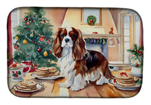Load image into Gallery viewer, Cavalier Spaniel Christmas Cookies Dish Drying Mat