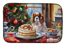 Load image into Gallery viewer, Cavalier Spaniel Christmas Cookies Dish Drying Mat