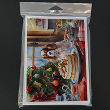 Load image into Gallery viewer, Cavalier Spaniel Christmas Cookies Greeting Cards - Blank Note Cards – 8-Pack of Artist-Designed Cards with Envelopes