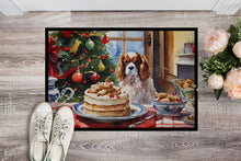 Load image into Gallery viewer, Cavalier Spaniel Christmas Cookies Doormat - 18X27 Indoor / Outdoor Rug | Made in USA