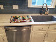 Load image into Gallery viewer, Cavalier Spaniel Christmas Cookies Dish Drying Mat