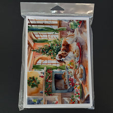 Load image into Gallery viewer, Cavalier Spaniel Christmas Cookies Greeting Cards - Blank Note Cards – 8-Pack of Artist-Designed Cards with Envelopes