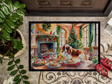 Load image into Gallery viewer, Cavalier Spaniel Christmas Cookies Doormat-24x36 Indoor / Outdoor Rug | Made in USA
