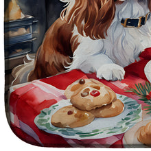 Load image into Gallery viewer, Cavalier Spaniel Christmas Cookies Dish Drying Mat