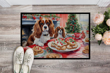 Load image into Gallery viewer, Cavalier Spaniel Christmas Cookies Doormat-24x36 Indoor / Outdoor Rug | Made in USA