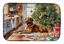 Load image into Gallery viewer, Chesapeake Bay Retriever Christmas Cookies Dish Drying Mat