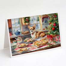 Load image into Gallery viewer, Chihuahua Christmas Cookies Greeting Cards - Blank Note Cards – 8-Pack of Artist-Designed Cards with Envelopes