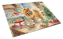 Load image into Gallery viewer, Chow Chow Christmas Cookies Glass Cutting Boards – Durable, Decorative Kitchen Art