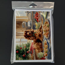 Load image into Gallery viewer, Cocker Spaniel Christmas Cookies Greeting Cards - Blank Note Cards – 8-Pack of Artist-Designed Cards with Envelopes