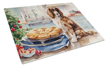 Load image into Gallery viewer, Cocker Spaniel Christmas Cookies Glass Cutting Boards – Durable, Decorative Kitchen Art