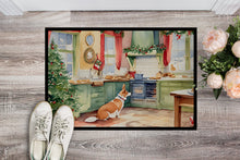 Load image into Gallery viewer, Corgi Christmas Cookies Doormat-24x36 Indoor / Outdoor Rug | Made in USA